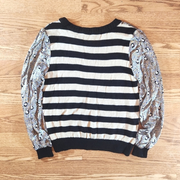 NWT Twinkle By Wenlan 100% Silk Animal Print Long Sleeve Sweater, Size M - Picture 6 of 8